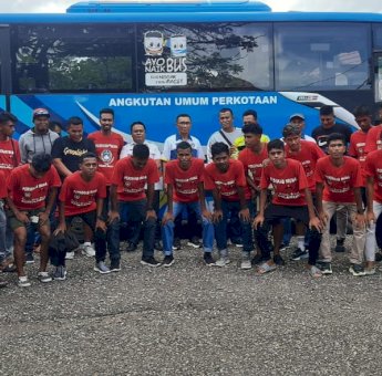 Laga Pembukaan Sepakbola Porprov Sultra ke-XIV, Persekab Muna VS Tuan Rumah Buton