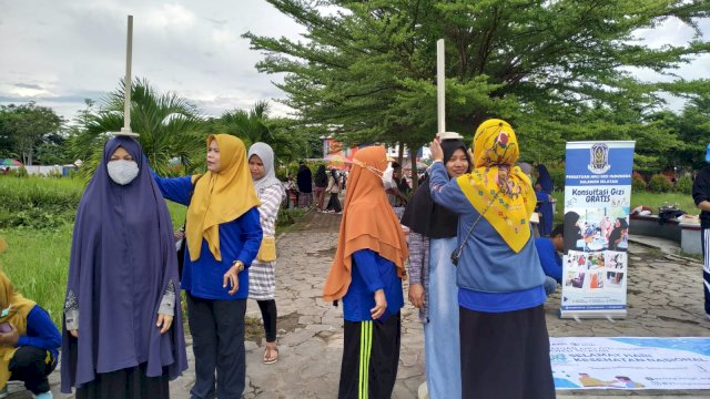 DPD Persagi Sulsel bersama DPC Persagi Kabupaten Gowa menggelar penyuluhan gizi bagi remaja. (Dok. DPD Persagi Sulsel)