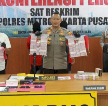 Dua Pengedar Uang Palsu Rp 2 Miliar di Jakarta Pusat Dibekuk Polisi Usai Jalankan Aksinya