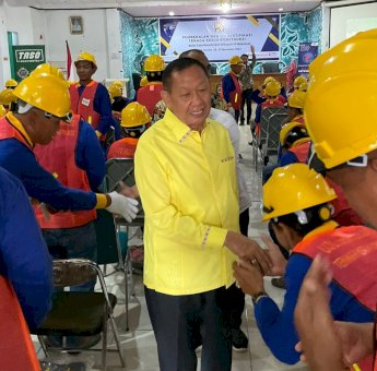 Anggota DPR RI Hamka B Kady Dorong Pekerja Bangunan Tersertifikasi