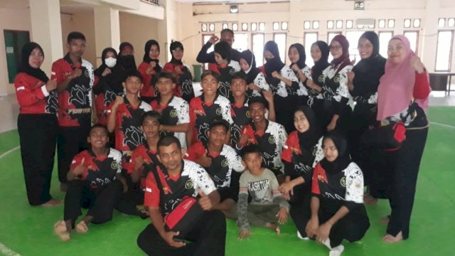 Atlet Pencak Kabupaten Muna. (Foto: Rustam/Republiknews.co.id)