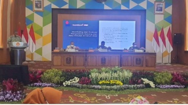 Ket : Rapat Monev dipimpin langsung Wali Kota Parepare, Dr HM Taufan Pawe di Aula Badan Pengembangan Sumber Daya Manusia (BPSDM) Provinsi Jawa Timur, Surabaya, Rabu (26/10/2022).