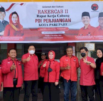 Rakercab, PDIP Parepare Matangkan Persiapan Jelang Pemilu 2024