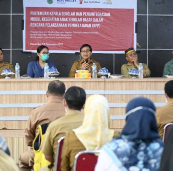 Wabup Suaib Mansur Apresiasi Program Healthier Smiles Save The Children di Luwu Utara
