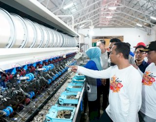 UPTD Pengelolaan Sutera Wajo Diresmikan Gubernur, Pelaku Usaha Optimis Kejayaan Industri Persuteraan Bangkit