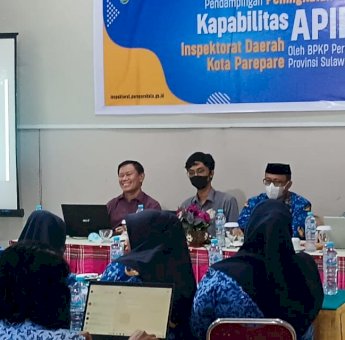 Hadirkan BPKP Perwakilan Provinsi Sulsel, Inspektorat Parepare Gelar Peningkatan Kapabilitas APIP&nbsp;