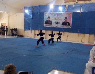 Seni Beregu Atlet Silat Muna Raih Medali Emas di Porprov Sultra 2022