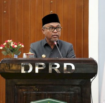Bupati Jawab Pandangan Umum Fraksi DPRD Luwu Timur Terkait Ranperda 2022