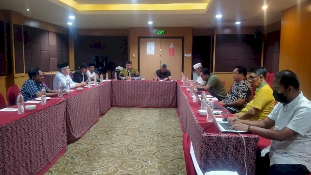Musyawarah pengerucutan dua nama calon wakil Bupati Luwu Timur.