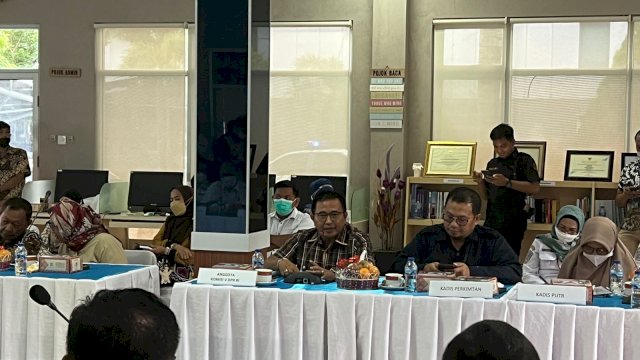 Kunjungan Komisi V DPR RI di Otoritas Bandara wilayah V Makassar.