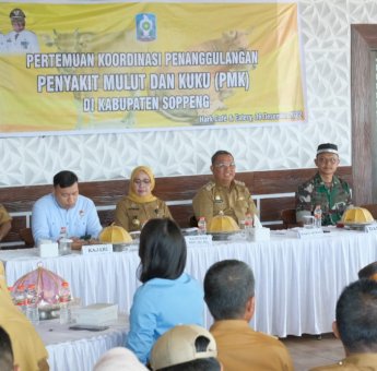 Antisipasi Lonjakan Kasus PMK di Soppeng, DPKHP Gelar Pertemuan
