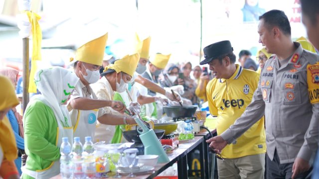 PKK Soppeng Gelar Jambore Dikawasan Waduk Ompo