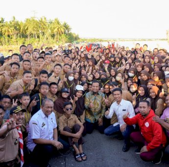 Hadiri Kemah Konservasi Lingkungan, Gubernur Andi Sudirman Motivasi Pelajar SMAN 1 Bantaeng