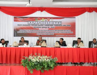Jelang Natal dan Tahun Baru, Bupati Luwu Timur Rakor Bersama Forkopimda