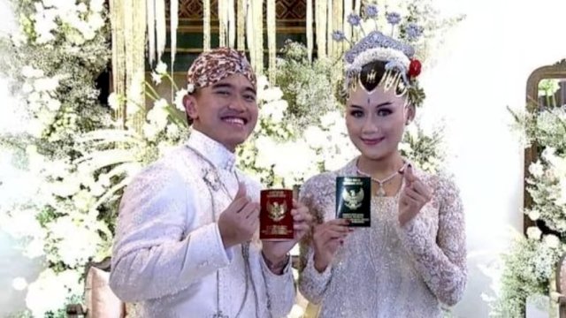 Kaesang Pangarep - Erina Gudono resmi menjadi pasanga Suami/Isteri. (Istimewa)