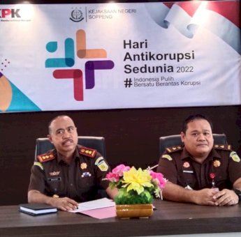 Kejari Soppeng Peringkat Ketiga Restorative Justice Tingkat Sulsel