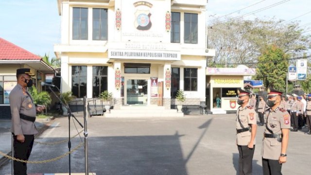 Serah Terima Jabatan Kasat Lantad Polres Kotim, Rabu (14/12/2022). (Istimewa)