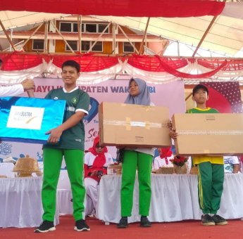 Jalan Santai HUT Wakatobi ke-19, Masyarakat Dapat Hadiah