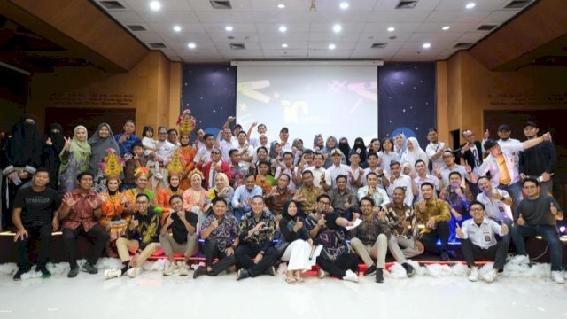 Acara pertemuan dengan tema &ldquo;Decade Of Dedication CC PLN 123&rdquo; di Kantor PLN UID Sulselrabar yang berada di Jl. Hertasning Kota Makassar, Sabtu (17/12/2022). (Istimewa)