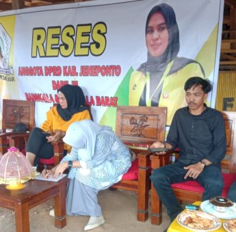 Gelar Reses, Wakil Ketua DPRD Jeneponto: Saya Selalu Berjuang Untuk Kesejahteraan Masyarakat