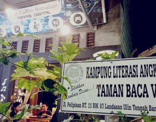 Bangun Kampung Literasi di Banjarbaru, TBM Angkasa Literasi Digital Bina Anak-Anak