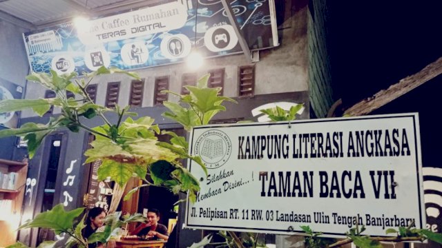 Bangun Kampung Literasi di Banjarbaru, TBM Angkasa Literasi Digital Bina Anak-Anak