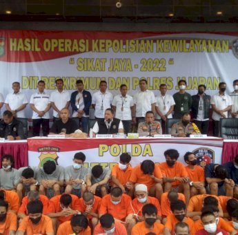 Dua Pekan, Polisi Ungkap 112 Tindak Kriminal di Jadetabek