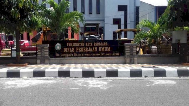 Ket : Kantor Dinas PUPR Kota Parepare (Istimewa)