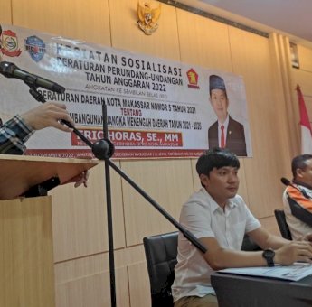Eric Horas Tekankan Pentingnya Masyarakat Mengetahui Perda RPJMD Makassar