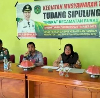 Bahas Permasalahan Petani, Camat Burau Hadiri Tudang Sipulung di Desa Bone Pute Luwu Timur