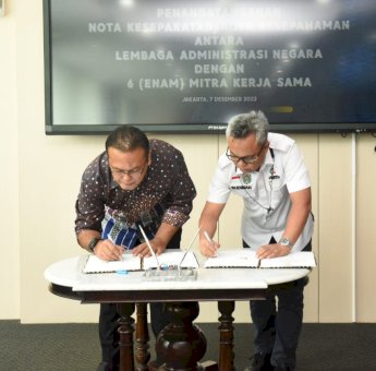 Tingkatkan Kapasitas Aparatur, Bupati Luwu Timur Teken Nota Kesepakatan Dengan LAN RI