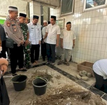 Rudianto Lallo Siap Kawal Renovasi Masjid Ihyatul Jamaah Lembo
