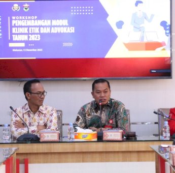 Komisi Yudisial Gandeng Fakultas Hukum Unhas Gelar Workshop Integrasi Klinik Etik dan Advokasi kedalam Program MBKM