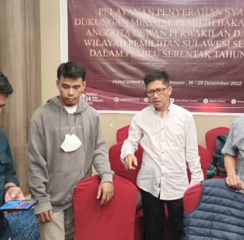 Bawaslu Sulsel Awasi Pendaftaran Balon Anggota DPD RI