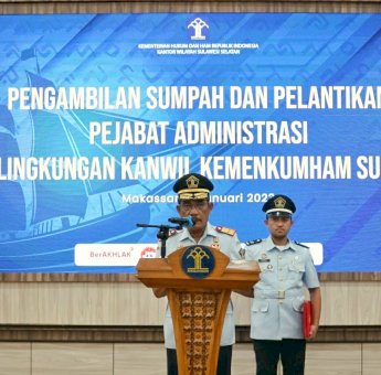 Lantik Dua Pejabat Keimigrasian, Liberti Sitinjak: Kehadiran Pimpinan Merupakan Bagian Dari Solusi