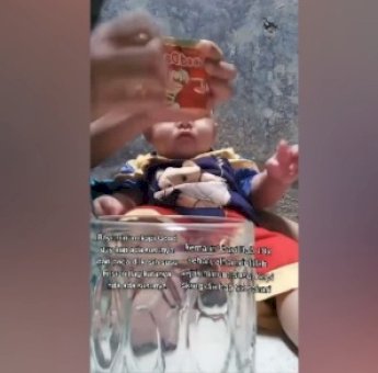 Viral! Bayi di Gowa Dikasih Minum Kopi Saset Sambil Direkam dan Disebar ke Sosmed