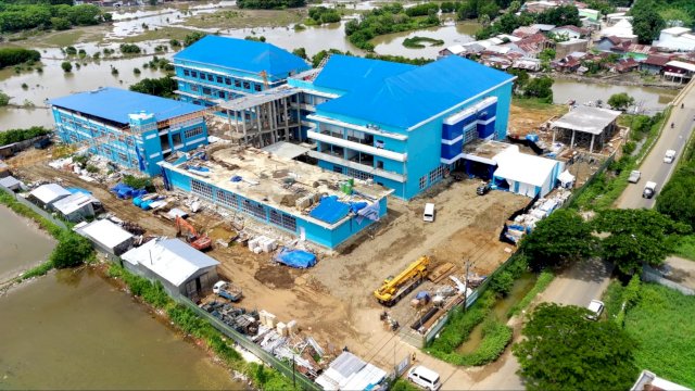 Galesong Hospital, Rumah Sakit bertaraf Internasional yang dibangun oleh Pemerintah Kabupaten Takalar dengan nilai Anggaran lebih Rp91 Miliar. (Istimewa)