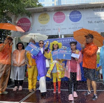 Meriahnya Rain Festival Novotel Makassar, 6 Peserta Terima Hadiah Kemenangan