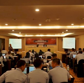 33 UPT di Wilayah Kanwil Kemenkumham Sulsel Diminta Susun Dokumen Manajemen Risiko