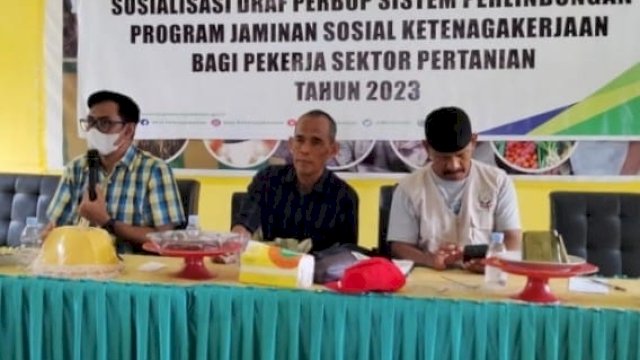 Lindungi Petani, Pemkab Soppeng Gandeng BPJS Ketenagakerjaan