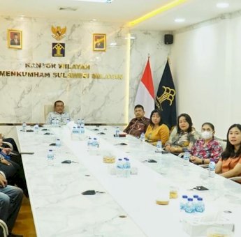 Kanwil Kemenkumham Sulsel Hadiri Perayaan Natal Oikumene, Siap Implementasikan Pesan Menkumham