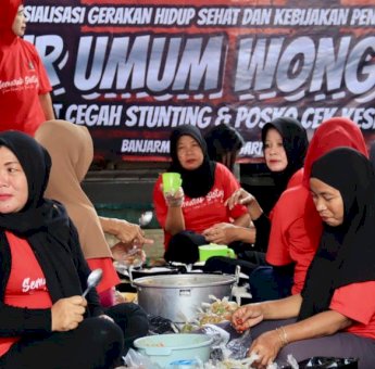 Baguna Kalsel Bagikan Ribuan Paket Makanan Kepada Masyarakat dan Ibu Hamil