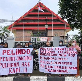 Perluasan Pembangunan Pelabuhan MNP Rampas Sumber Kehidupan Perempuan Pesisir dan Nelayan