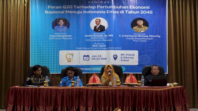 TOC yang Ketiga, HMJ Ekonomi Pembangunan FEB Unismuh Makassar Gelar Seminar Nasional