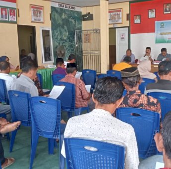 BPD Bersama Pemdes Saukang Sinjai Tetapkan APBDes 2023