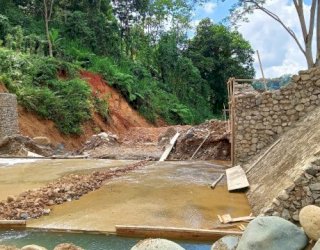 Sisa Tujuh Hari Masa Kerja, Begini Progres Proyek Bendungan Kambuno di Sinjai