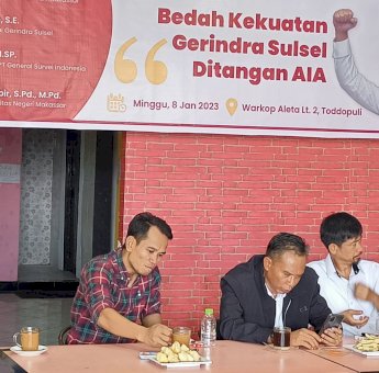 Di Tangan AIA, Gerindra Sulsel Berpeluang Amankan Golden Tiket Untuk Pilgub