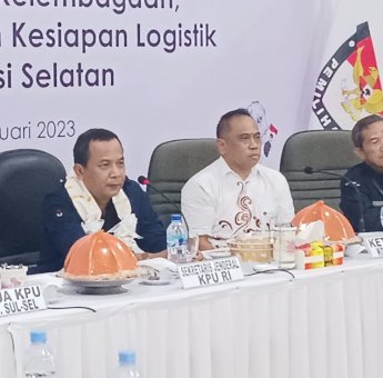 Sekjen KPU RI Berkunjung di Parepare, Pastikan Kesiapan Sarpras Jelang Pemilu