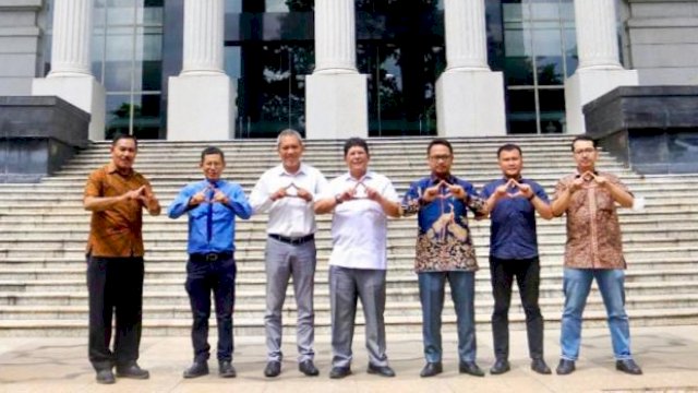Kader Partai Demokrat mendaftarkan permohonan peninjauan terhadap rencana penerapan sistem proporsional tertutup ke Mahkamah Konstitusi. (Foto: Istimewa)