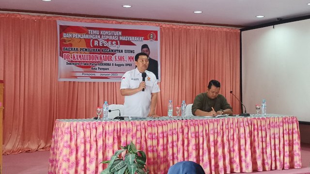 Ket : Legislator Gerindra Parepare, Kamaluddin Kadir (Foto : Mulyadi Ma'ruf / Republik news.co.id)